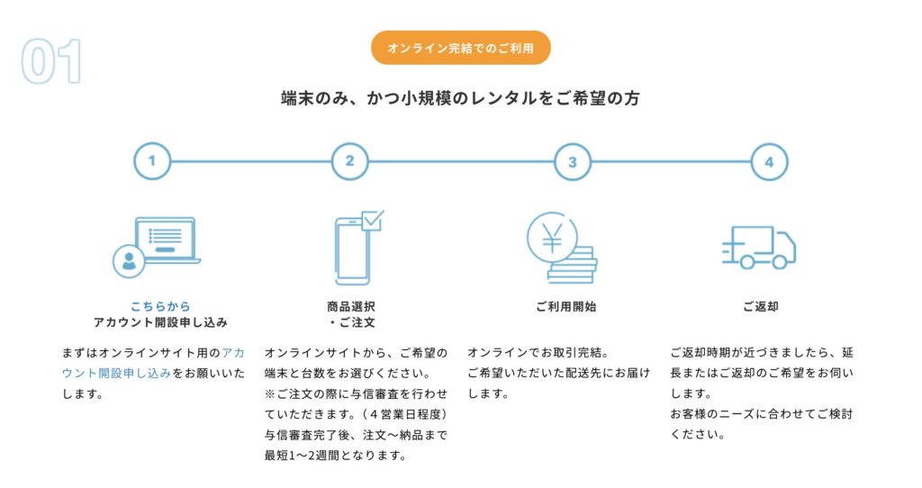 ご利用の流れ